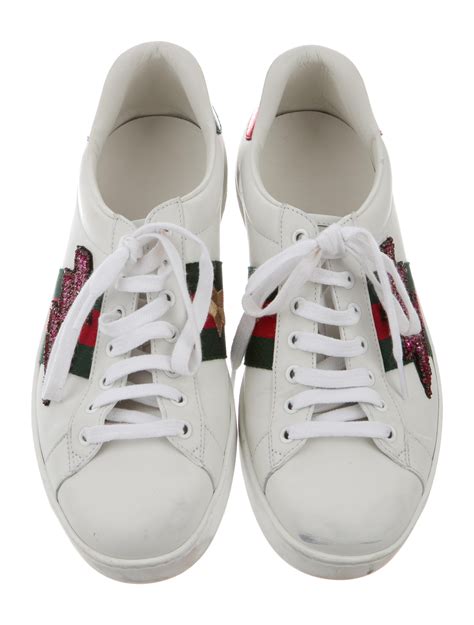 gucci shoes embroidered|embroidered gucci sneakers.